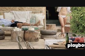 Bad partner eated a sexy teen Asians tight wet pussy