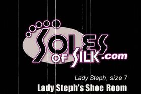 Lady Steph shoe room SolesOfSilk