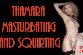 Masturbating and squirting