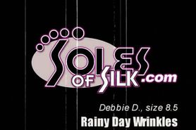 Debbie D rain wrinkly feet SolesOfSilk