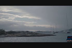 Lesbian blonde and brunette MILFs licking and fingering