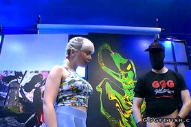 Cherry English shows anal blowjobs and cumshots