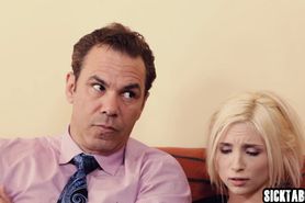 Busty blonde played with a blonde babes tight pussy