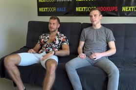 Porn fuck casting of two guys who want to become a porn