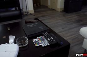 Accidental creampie I gave my big boobs MILF stepmom