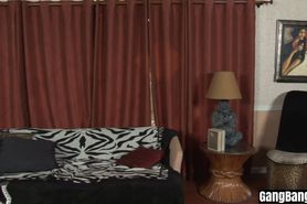 Nasty MILF enjoyed a hardcore anal sex with black guys