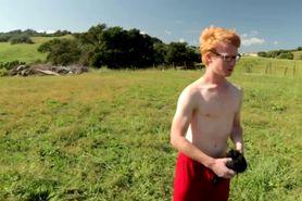 Sexy soccer team of hot twinks enjoying sex in the frie