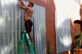 Strong men enjoy anal sex by the pool and fucking reall