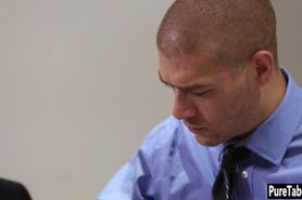 Bad girlfriend rode partners thing after she sucked it