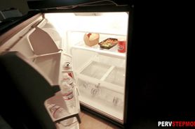 Busty MILF stepmom swallowed a stepsons big hard dick