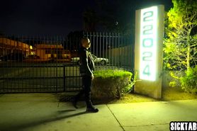 Busty blonde MILF gave her wet thing to a perverted guy