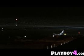 Sexy European babe sucks a cock with a Russian friend