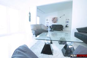 Nasty stepmom with big tits swallowed a stepsons thing