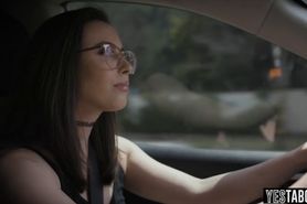 Slutty Casey Calvert just cant say no to a quickie fuck