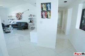 Busty brunette stepmom shagging in glorious POV style