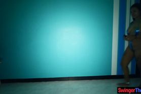 Chunky but pretty Asian amateur chick massage fucking