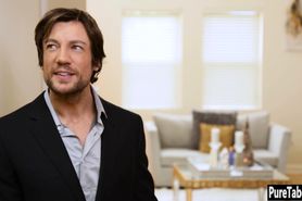 Big ass MILF fucked hard in a mouth by a perverted guy