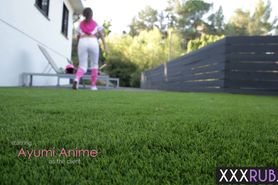 Cunning lesbian seduced hot Asian babe with nice ass