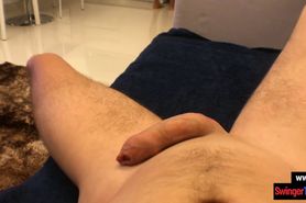 Sharpening my Thai wife her blowjob skills She can do b