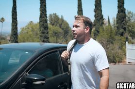 Dirty guy fingering babes pussy and she sucked his cock