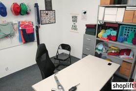 Redhead thief got busted by a perverted LP officer