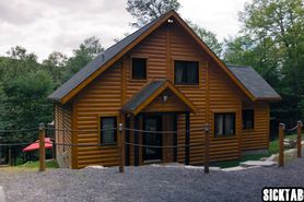 Sexy brunette teen seduced a dirty guy and he liked it