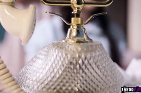 Alison Rey seduces her moms boyfriend and makes him ent