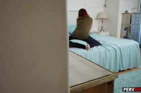 Found my MILF stepmother Edyn Blair riding on my pillow