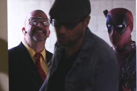 A perfect blowjob for Spiderman from Deadpool XXX porn 