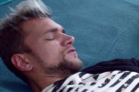 The study group of three buddies met up at their aparem