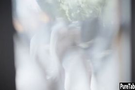 Petite blonde teen fucked hard by a guy with big penis