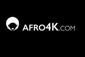 Big black booty amateur in fishnet stockings