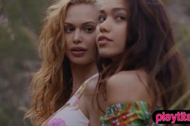 Pretty and cute bisex teenies having fun compilation