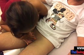 Real amateur Thailand wife nasty quickie fuck session