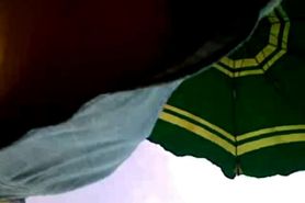 My friends wife upskirt