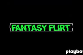 Beautiful model shows her perfect tits and shaved pussy