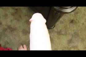 BBW DIrty Talking Hotwife Makes Cuck Wear Strap On