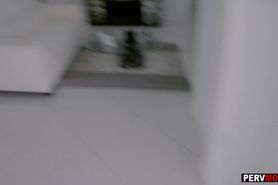 My busty latina stepmom likes my dick inside of her