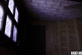 Wild brunette schoolgirl fucked so hard by a naive guy