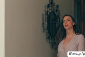 MILF Chanel Preston gives her stepdaugther lesbian sex 