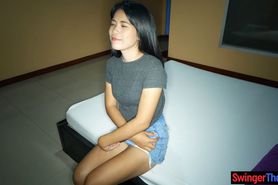 Tiny Thai amateur teen love you short time bar pickup