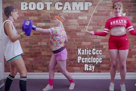 Penelope and Katie Gee and Ray - Boot camp