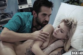 Dirty doctor helped nice blonde teen and fucked her