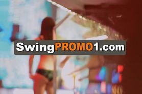 Hot swinger babes are teasing everyone in the Swing Hou