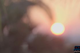 Russian MILF model Noemi Moon gives a hot striptease