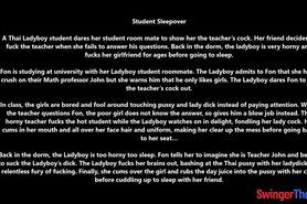 Asian schoolgirl fucked in class 