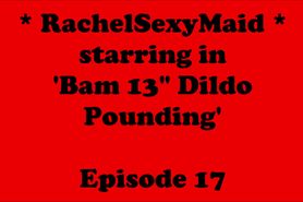 RachelSexyMaid 17 Dungeon  chained to BBC fuck machine