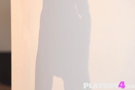 Small tits MILF took of her lingerie and enjoyed it