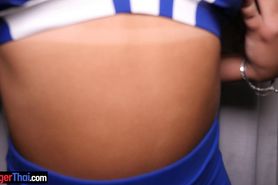 Amateur latina gets fucked on camera with a big smile