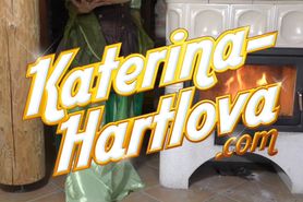 Busty star Katerina Hartlova ride on Bottle